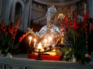 Il busto di San Paolino 